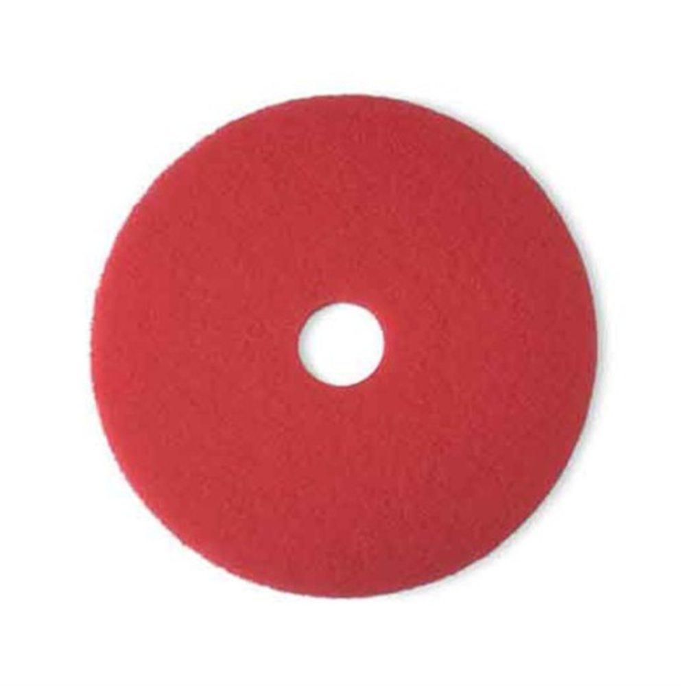 3M™ Red Buffer Pad 5100 (19 in., 5/Case)